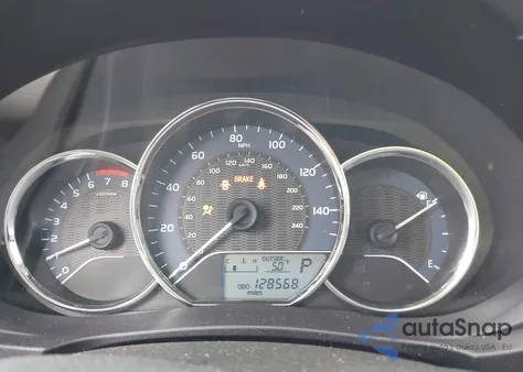 2016 Toyota Corolla Le из США, поврежденный, VIN 5YFBURHE8GP568935